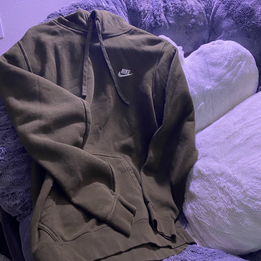 Nike Olive Green Hoodie